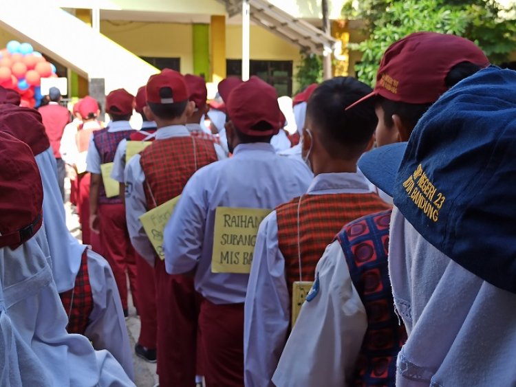 Foto : Kegiatan MPLS di SMP Negeri 23 Kota Bandung