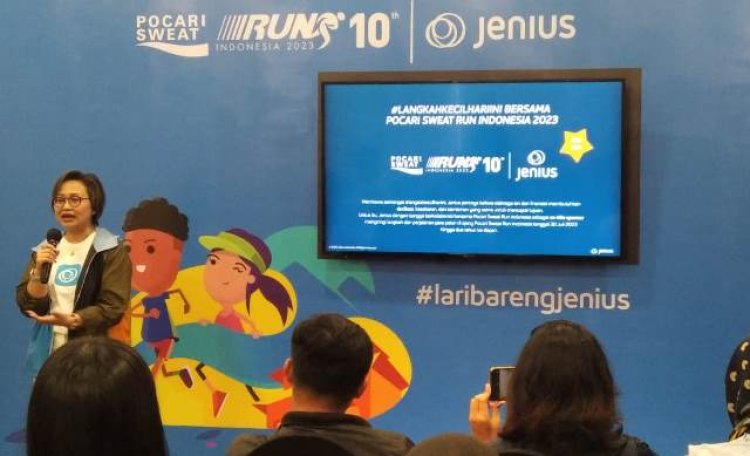 Kolaborasi Jenius Dukung Pocari Sweat Run Indonesia 2023 di Bandung
