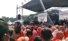 Lapangan Tegallega Dibanjiri Lautan Manusia, Siap Dukung Anies Baswedan Jadi Presiden