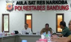 Satresnarkoba Polrestabes Bandung Gelar FGD Bahas Kampung Bebas Narkoba