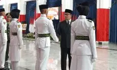 Kukuhkan 36 Paskibraka Jawa Barat, Ini Harapan Ridwan Kamil