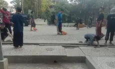 Ribuan Santri Ponpes Kebon Jambu Lakukan Gerakan Merdeka Sampah Plastik