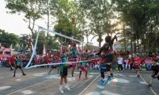 Meriahkan HUT ke-78 RI, Ganjaran Buruh Berjuang Adakan Turnamen Bola Voli di Subang