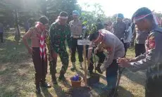 Lakukan Penghijauan Sejak Dini, Polrestabes Bandung dan Jajaran Tanam Ribuan Pohon