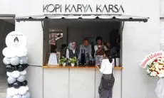 FOTO: Gerai Kopi Karya Karsa di Bandung Berkonsep Kopi Teman Berkarya
