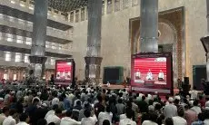 Ribuan Umat Islam Ramaikan Masjid Istiqlal Mengikuti Acara Indonesia Quran Hour