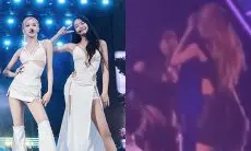 Buat Penonton Salfok, Jennie dan Rose Malah Asik Bergosip saat Konser Encore BLACKPINK di LA Berlangsung