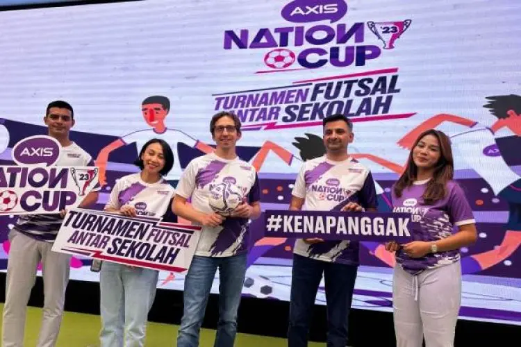 Turnamamen Futsal AXIS Nation Cup 2023 Tingkat SMA Rebutkan Total Hadiah Rp270 Juta