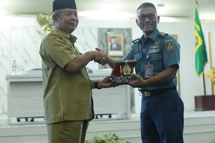 Sebanyak 40 Pengawas Mabes TNi AL Study Lapangan ke Pemkab Bogor