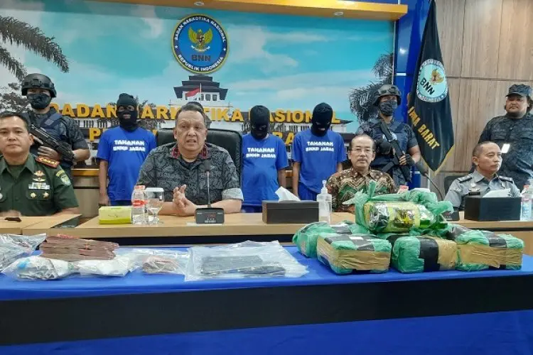 Sabu Seberat 7 Kilogram Diamankan BNN Jabar Dalam Bus Banda Aceh Jurusan Bandung