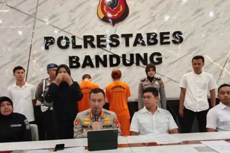 Dua Artis Medsos Ditangkap Polrestabes Bandung Gegara Nge-endorse Judi Online