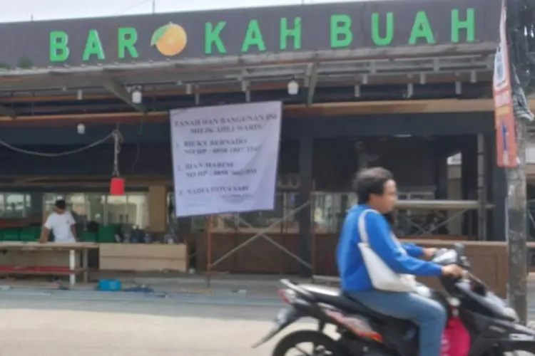 Tak Mengantongi IMB, Toko Barokah Buah Belum  Boleh Beroperasi 