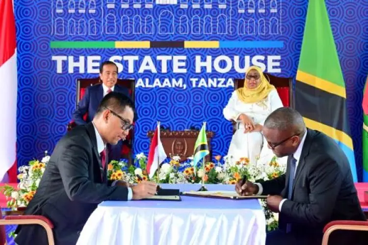 Disaksikan Presiden Jokowi, PLN Teken Kerja Sama dengan Tanesco, Kembangkan Ekosistem Ketenagalistrikan di Tanzania