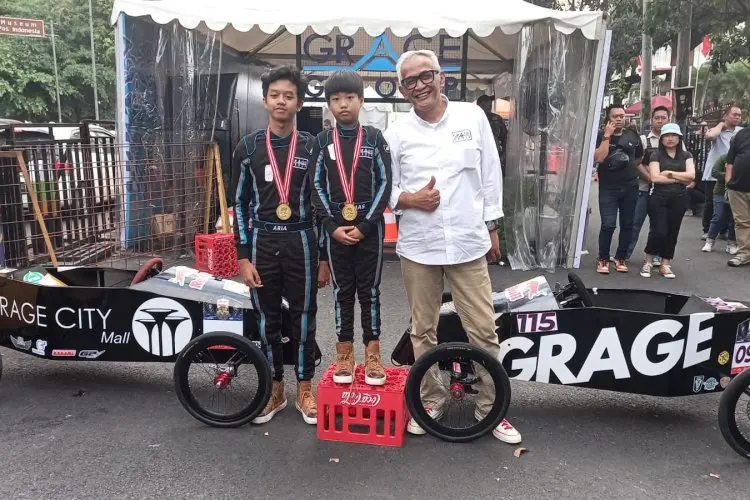 Tim Grage Juara Umum Ajang Lomba Kereta Peti Sabun 2023 di Bandung