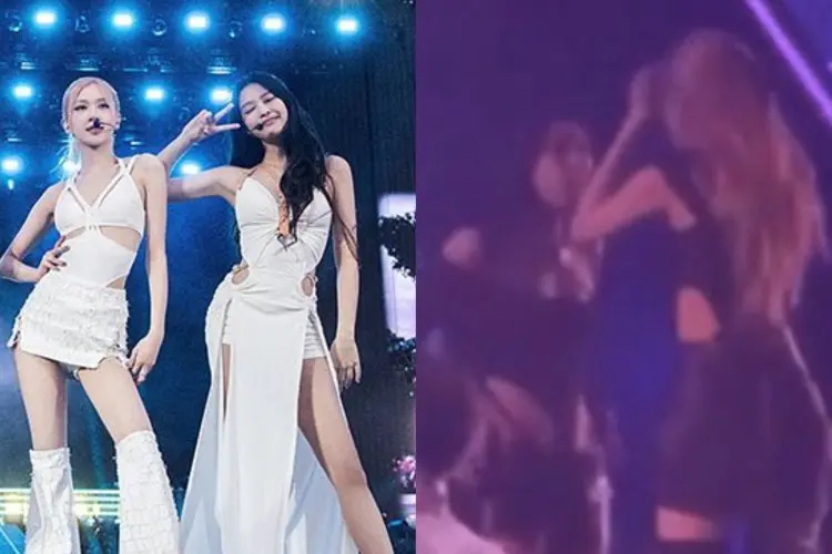 Buat Penonton Salfok, Jennie dan Rose Malah Asik Bergosip saat Konser Encore BLACKPINK di LA Berlangsung