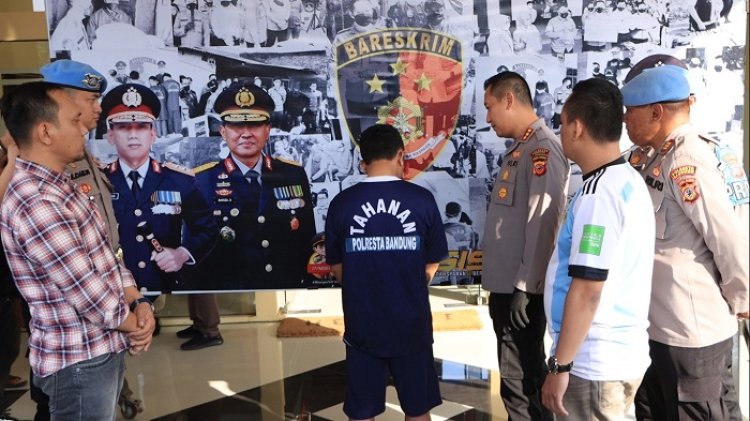 Polresta Bandung Berhasil Ciduk Preman Pemalak Pedagang Kaki Lima di Dayeuhkolot