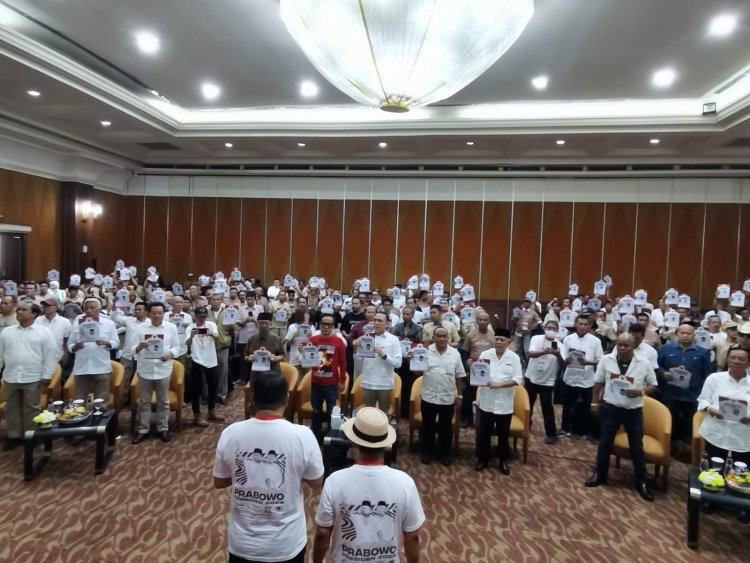 Punya Amunisi Baru, Relawan Iwan Bule Sepakat Pemenangan Prabowo Presiden RI 2024