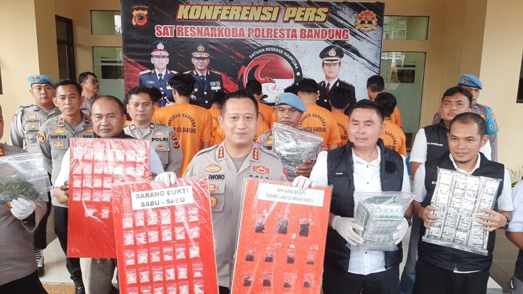 Tanam Ganja di Rumah, Pegawai Konveksi Diciduk Polresta Bandung