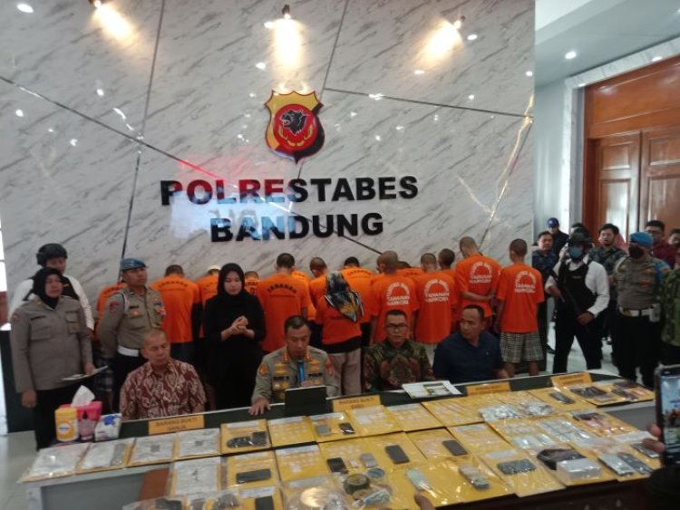 Ops Antik Lodaya 2023 di Bandung, Belasan Kasus Narkotika Terungkap