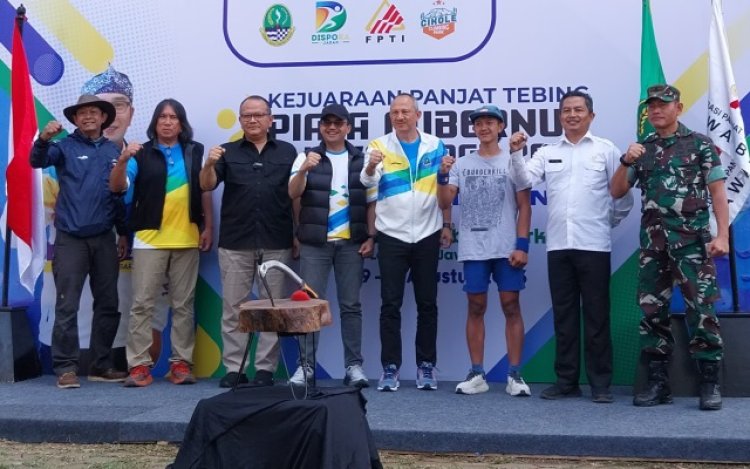 Kejuaraan Panjat Tebing Piala Gubernur Jabar 2023 Resmi Digelar di Cikole Climbing Park Lembang