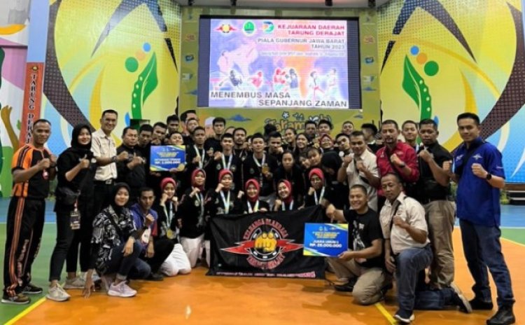 Kontingen Kota Bandung Cemerlang di Kejuaraan Daerah Tarung Derajat Piala Gubernur Jabar 2023