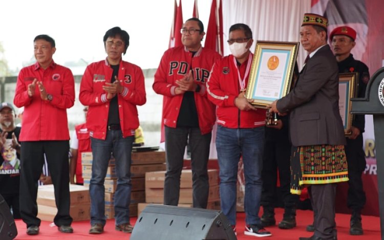 PDIP Pecahkan Rekor Leprid dan Muri, Hasto Kristiyanto Wakili Megawati di Kabupaten Bogor Karena Hal Ini