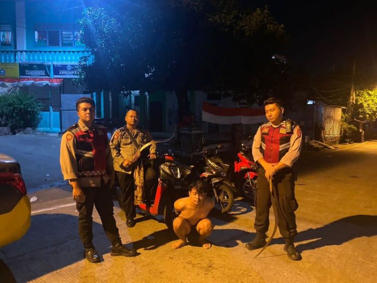 Polsek Bogor Utara Ringkus Satu Anggota Geng Motor, Wara-wiri Sambil Acungkan Sajam