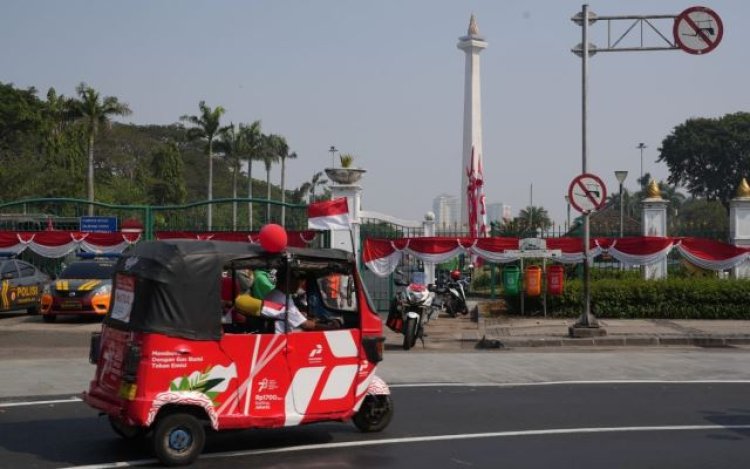 Gulirkan Bajaj Gas Kemerdekaan, PGN dan Gagas Energi Indonesia Ajak Masyarakat Tekan Emisi