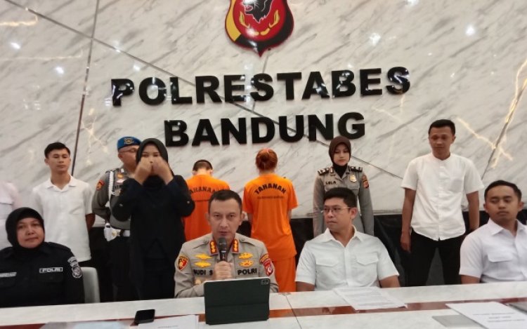 Dua Artis Medsos Ditangkap Polrestabes Bandung Gegara Nge-endorse Judi Online