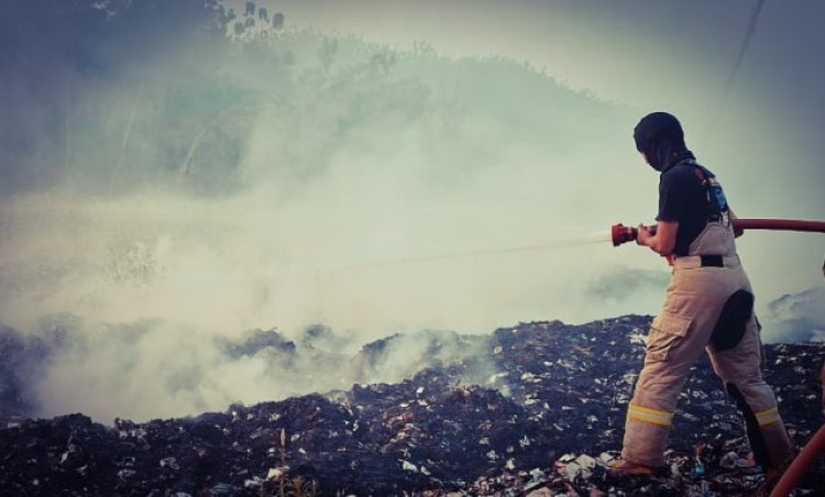 Hindari Dampak Negatif Asap Kebakaran TPA Sarimukti, Siswa di Tujuh Sekolah Menggelar KBM Secara Daring