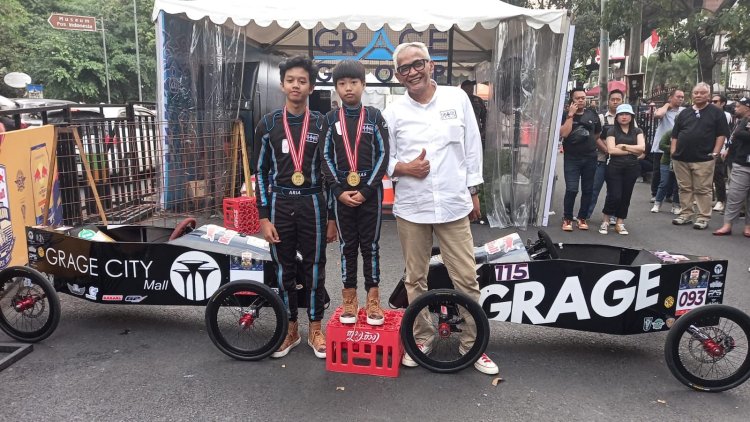 Tim Grage Juara Umum Ajang Lomba Kereta Peti Sabun 2023 di Bandung