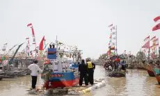 Dukung Pelestarian Tradisi dan Budaya, Nelayan Ganjar Ramaikan Pesta Laut Nadran di Kabupaten Cirebon 