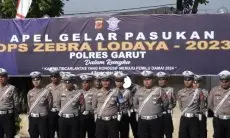 Polres Garut Gelar Operasi Zebra Lodaya 2023, Knalpot Bising jadi Sasaran Utama