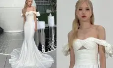 Minta Dinikahin, Rose BLACKPINK Curi Perhatian Semua Oreang saat Kenakan Gaun Pengantin di Sebuah Acara