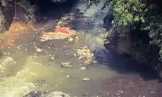 Netizen Geram dengan Aksi Buang Sampah di Sungai Citopeng,  Pelaku Sedang Diburu Satpol PP Cimahi