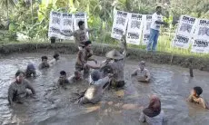 Ngobeng Lauk Ganjar Sejati Jadi Ajang Silaturahmi Warga Ciamis