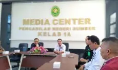 Dikunjungi PWI Kabupaten Cirebon, Ketua PN Sumber Apresiasi Fungsi dan Peran Pers
