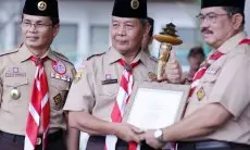 Juara I di Kwarda Jabar,  Kwarcab Pramuka Kabupaten Bogor Bikin Burhanudin Bangga