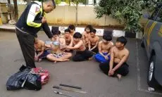 Polsek Tanah Sareal Amankan 10 Remaja yang Hendak Tawuran di Pemakaman Umum