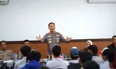Polresta Bandung Bubarkan Kelompok Geng Motor Pelajar di Kabupaten Bandung
