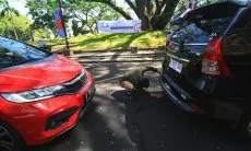 FOTO: Uji Emisi Kendaraan Bermotor di Balai Kota Bandung