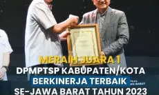 Kinerja DPMPTSP Kota Bandung Terbaik di Jawa Barat