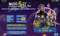 Nonton Gelaran Delapan Belas Coffe & Music Festival Vol 2 Pakai DIGI dan DigiCash Banyak Untungnya
