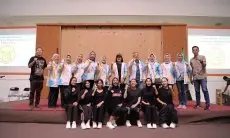 Amanda Soemedi Beri Motivasi Peserta Lomba Senam Kreasi Piala Ibu Negara RI