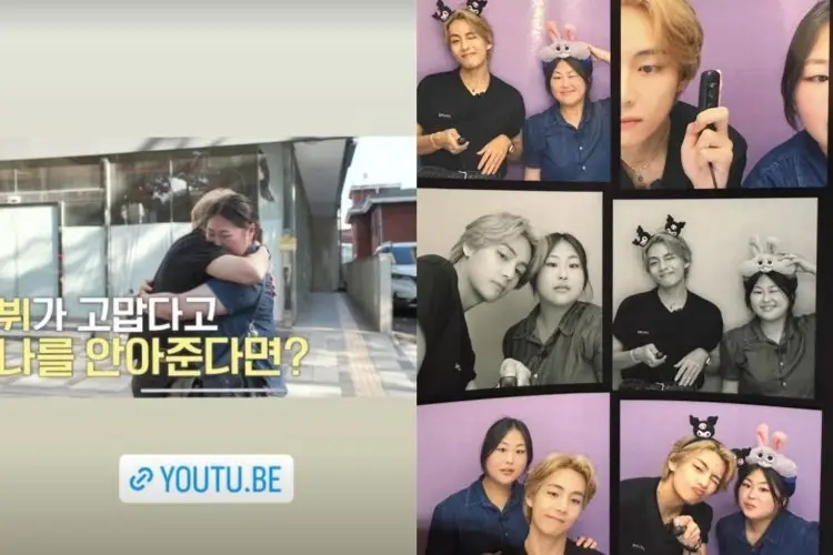 V BTS Beri Kejutan dan Dukungan untuk Seorang Penggemar, Diajan Makan Bareng hingga Photobox