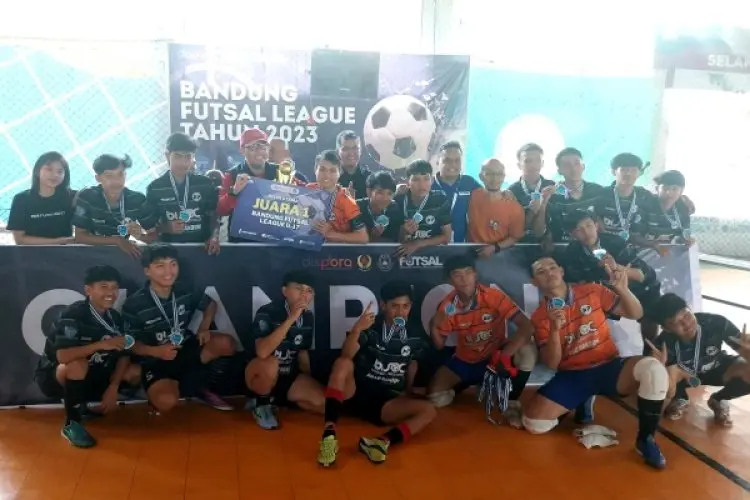 Rampung, Ini Tim Juara Bandung Futsal League (BFL) U-17 2023