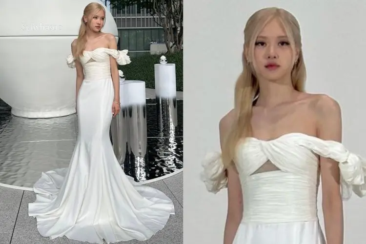 Minta Dinikahin, Rose BLACKPINK Curi Perhatian Semua Oreang saat Kenakan Gaun Pengantin di Sebuah Acara