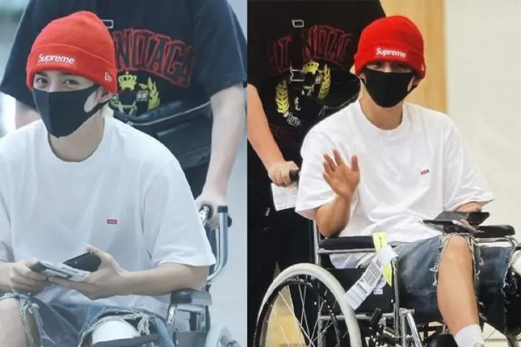 Tengah Cedera, S.Coups SEVENTEEN Terlihat di Kursi Roda dalam Perjalanan ke Jepang untuk Konser Grup