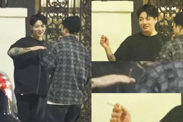 Jungkook BTS Terlihat Merokok di Los Angeles, Netizen Korea: Itu hanya Pria Biasa yang Bertato