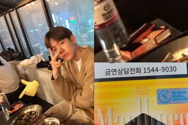 Setelah DO, Kini Giliran Baekhyun EXO yang Terlihat Merokok, Penggemar Auto Membela